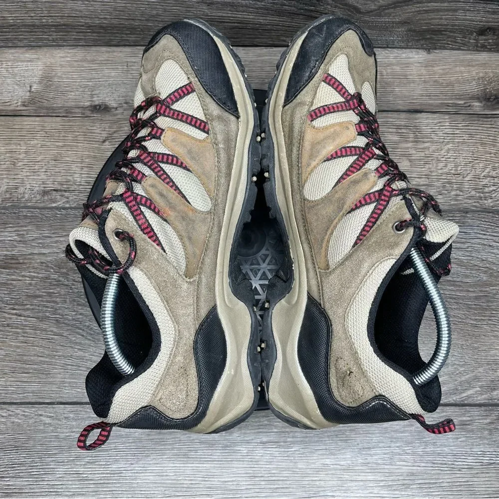 Denali Mens Size 13 Shoes Outdoor Hiking Trail Boots Shoes Brown Red Gray Earth